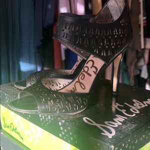 Sam Edelman Black Cutout Heels